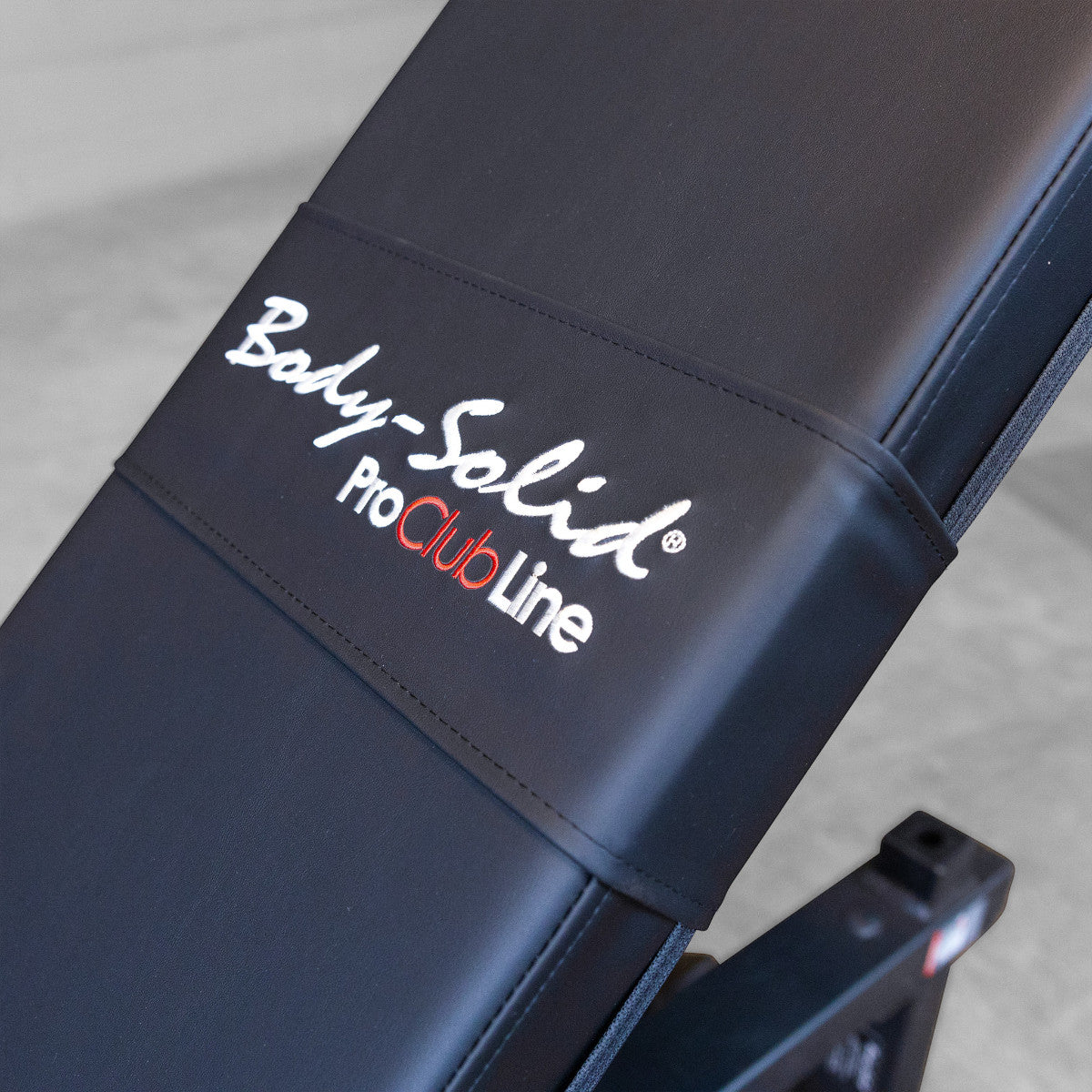 Body-Solid Pro ClubLine SFI20 Flat Incline Bench closeup on white
