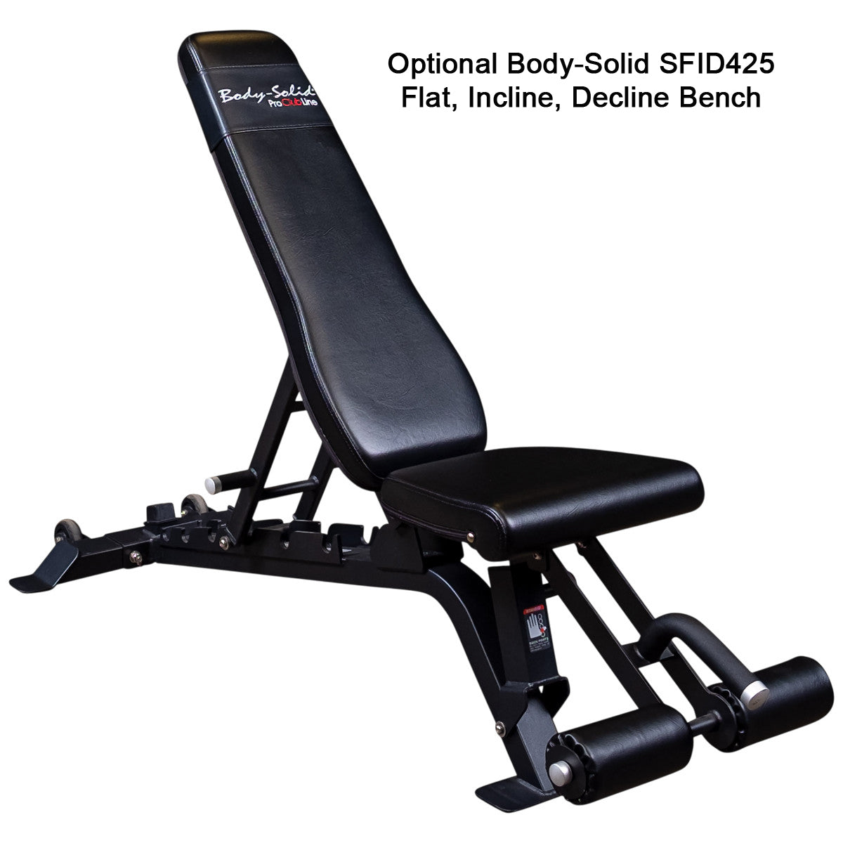 Optional Body-Solid SFID425 weight bench