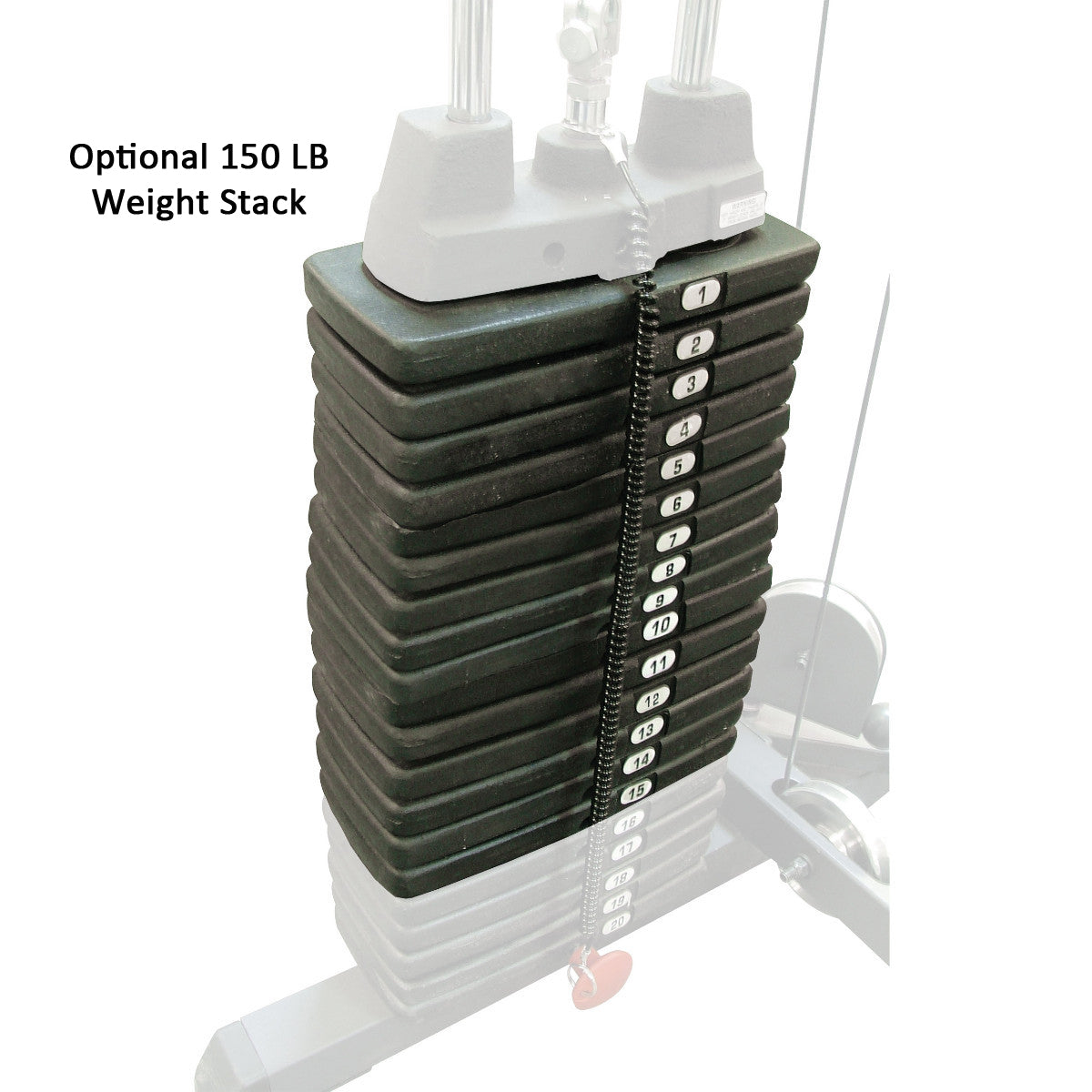 Body-Solid Powerline PHG1000X Plate Load Multi-Station Gym optional 150 lb weight stack