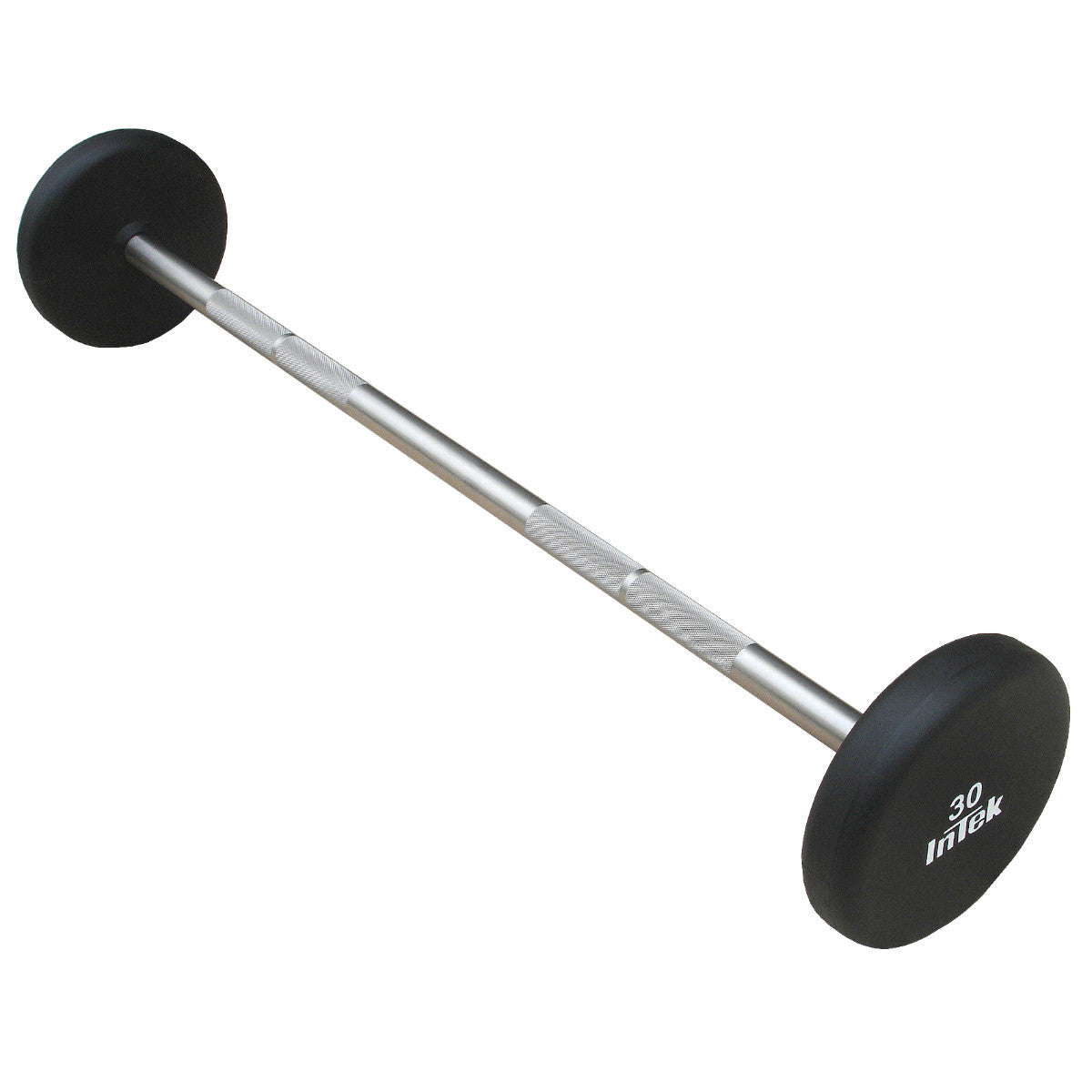 Intek Strength Armor Series Solid Urethane Straight Bar on white background