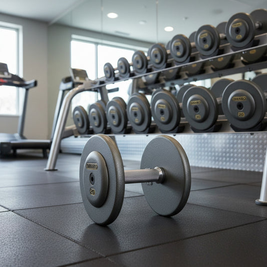 Ivanko R/EP 1.25 Cast Iron Plates w/Ductile Cast Iron End Plates in gym