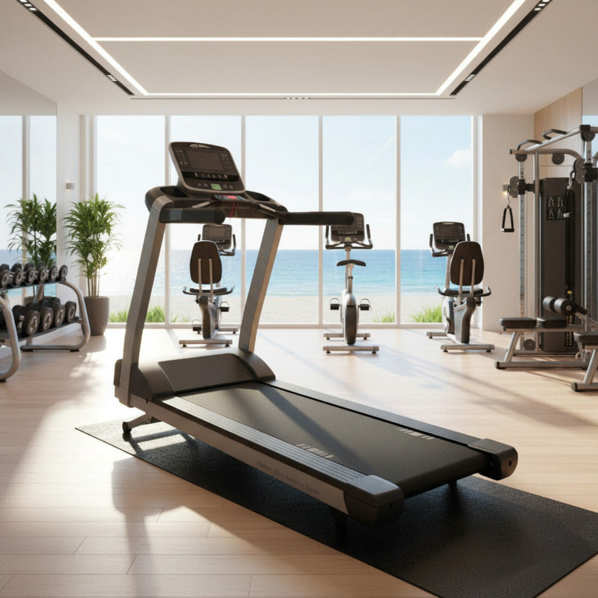 SuperMats 15GS Commercial Treadmill Mat