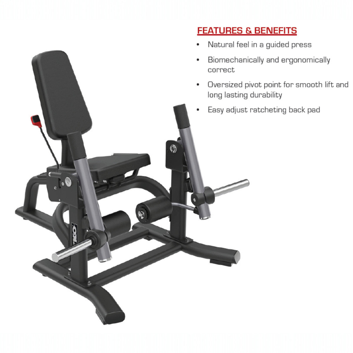 TKO 719LE Signature Plate Loaded Unilateral Leg Extension specs