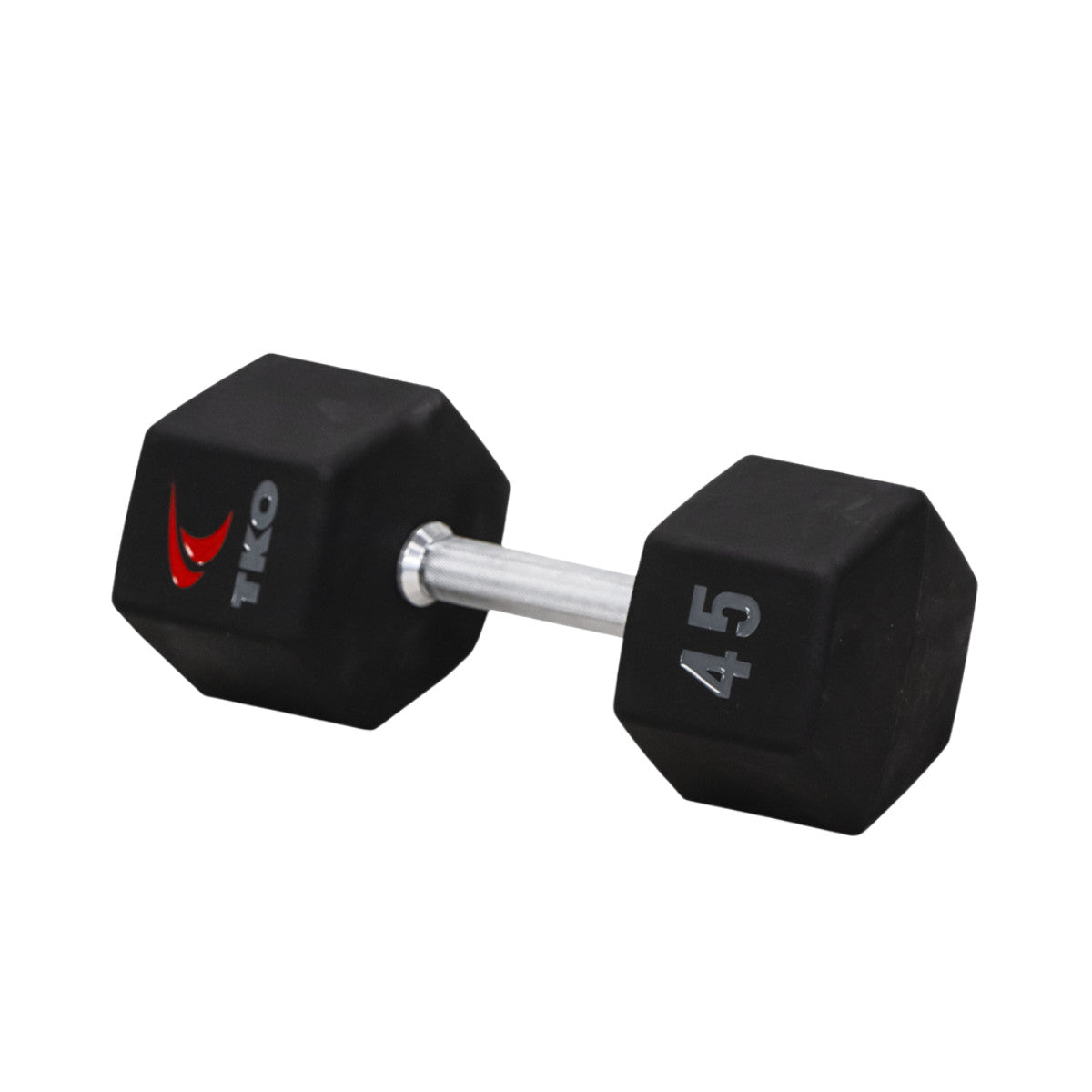 TKO 816TXU 45 lb dumbbell shown on white background.