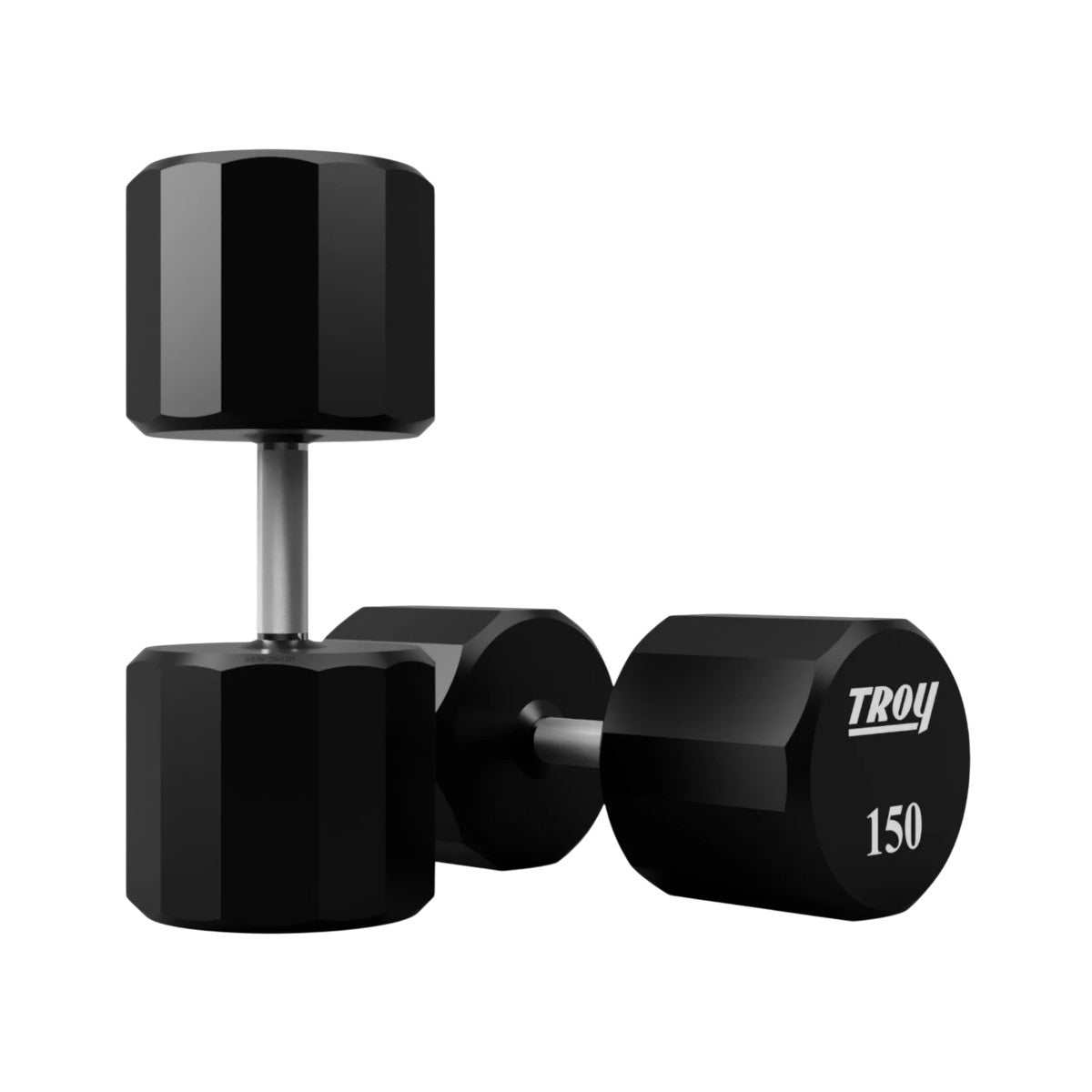 Troy Barbell TSD-150U Urethane Encased Dumbbells.