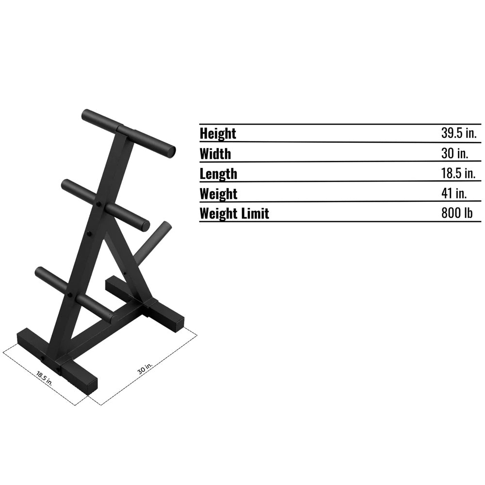 Troy VTX GO-V Olympic Plates Pack - Plus Plate Tree