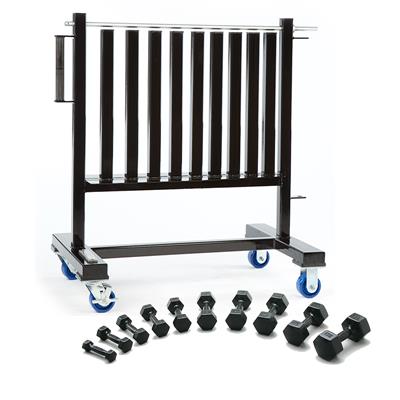 IVANKO SW2010-PK-IRD Rubber Hex Dumbbell - Set IVANKO SW2010-PK-IRD Rubber Hex Dumbbell - Set