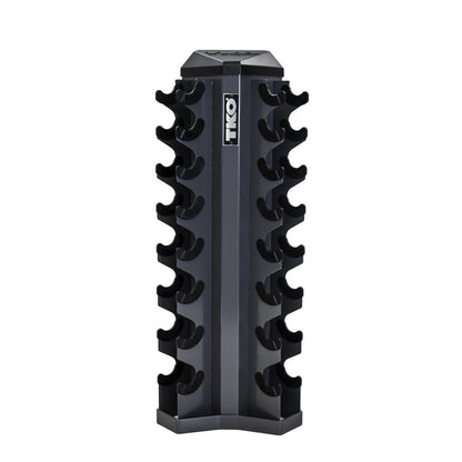 TKO Strength 826VDR8-BK black dumbbell rack