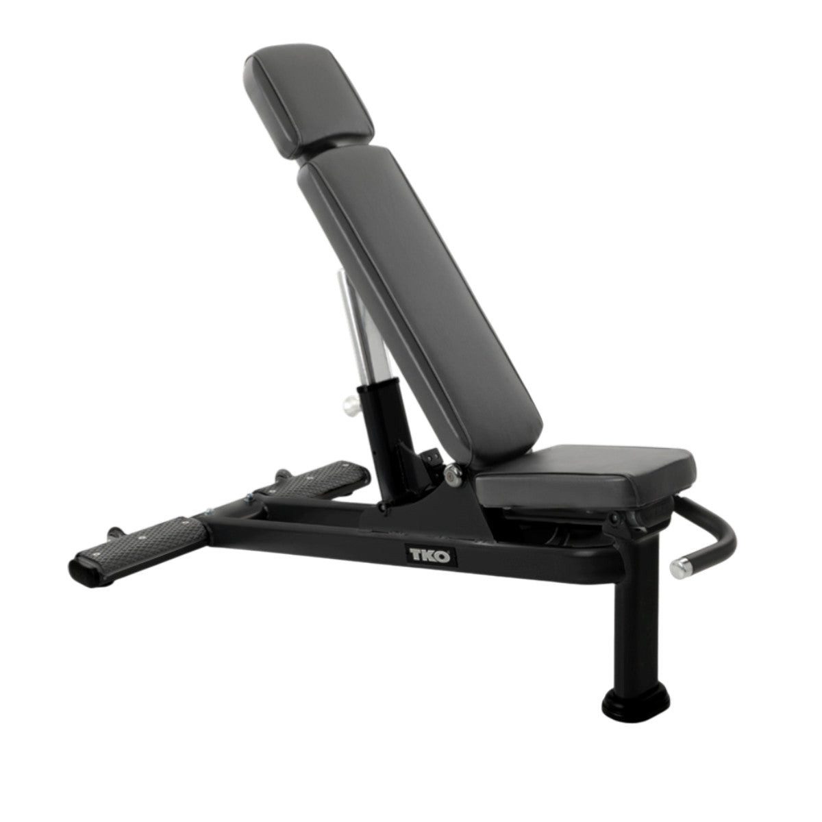 TKO 874MA-BK Commercial Multi-Angle Bench on white background