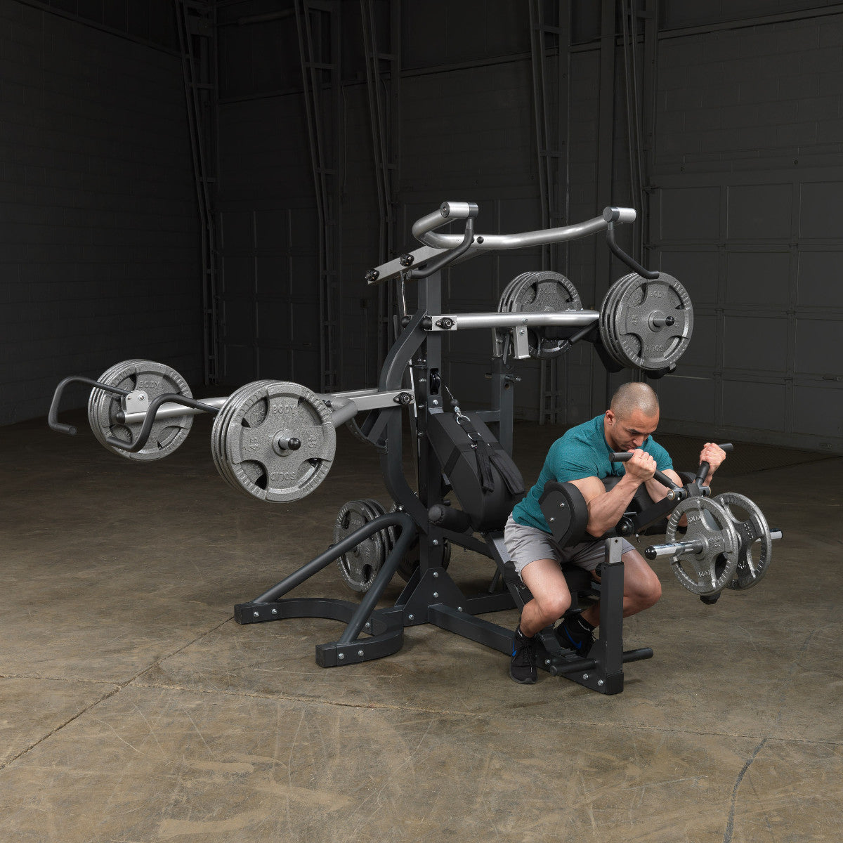 Body-Solid Freeweight Leverage Gym SBL460P4 exercise