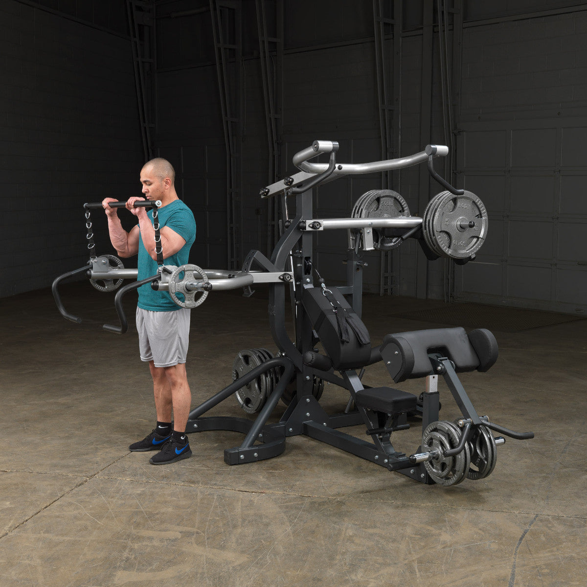 Body-Solid Freeweight Leverage Gym SBL460P4 exercise