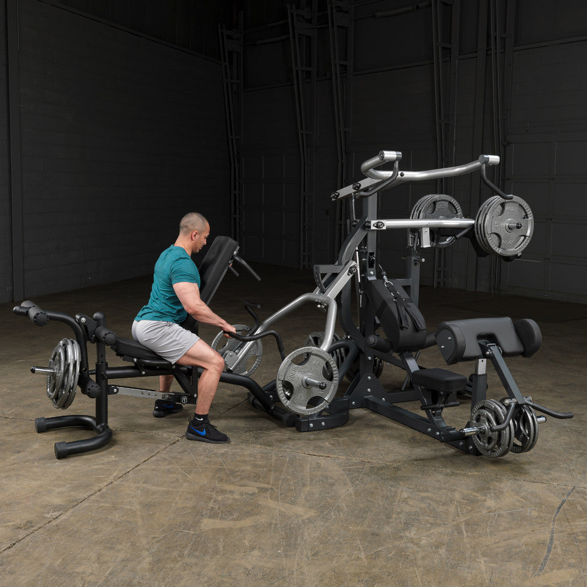 Body-Solid Freeweight Leverage Gym SBL460P4 exercise
