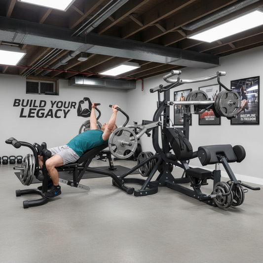 Body-Solid Freeweight Leverage Gym SBL460P4 in gym