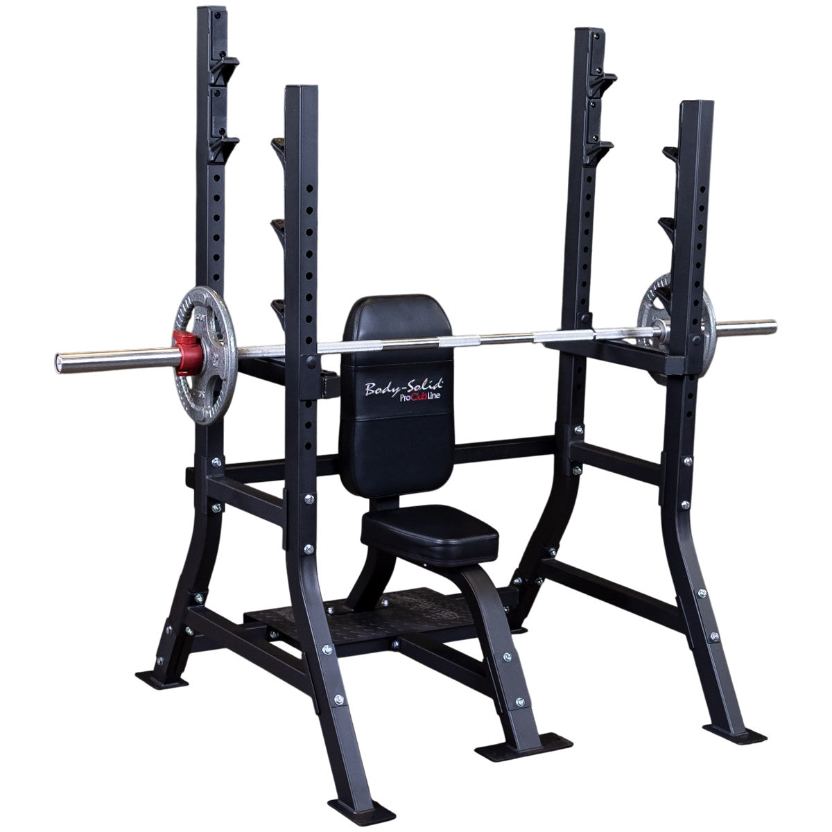 Body-Solid SOSB250 Pro ClubLine Olympic Shoulder Press Bench on white background