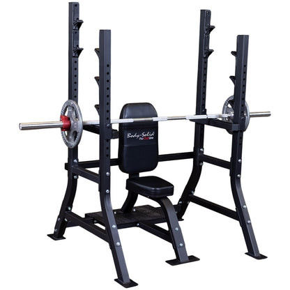 Body-Solid SOSB250 Pro ClubLine Olympic Shoulder Press Bench on white background