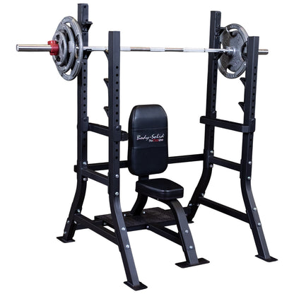 Body-Solid SOSB250 Pro ClubLine Olympic Shoulder Press Bench on white background