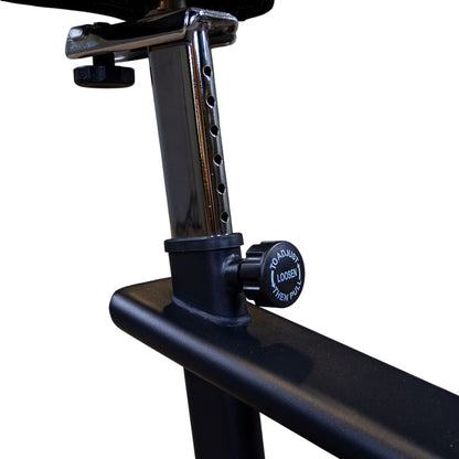Body-Solid Endurance B4UB Upright Bike seat adjustment