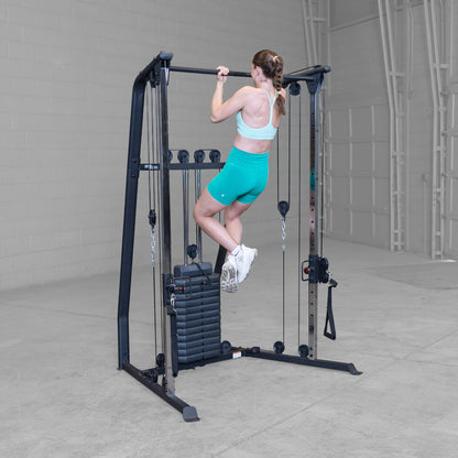 Best Fitness BFFT10B Functional Trainer girl exercising