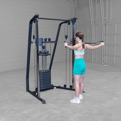 Best Fitness BFFT10B Functional Trainer girl exercising