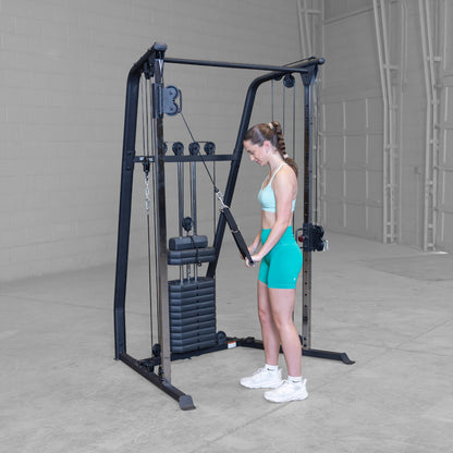 Best Fitness BFFT10B Functional Trainer girl exercising