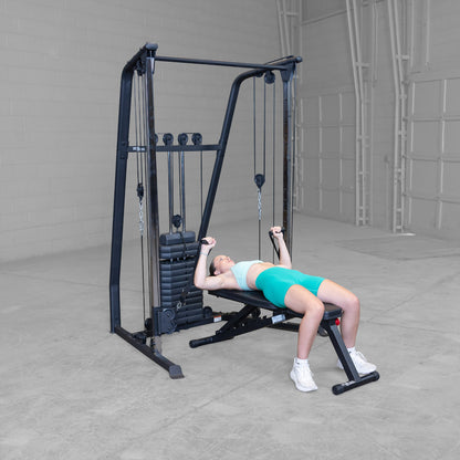 Best Fitness BFFT10B Functional Trainer girl exercising