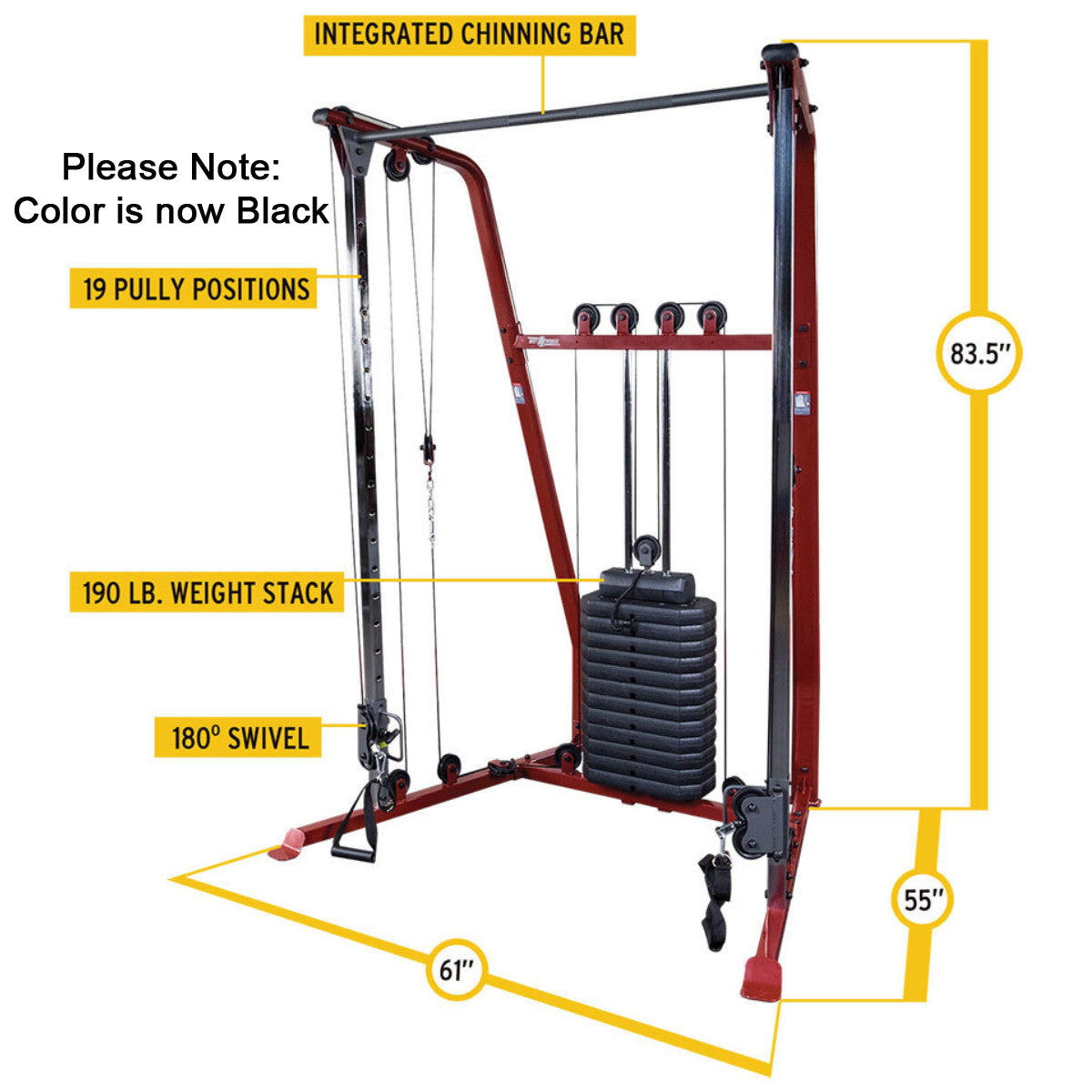 Best Fitness BFFT10B Functional Trainer specs