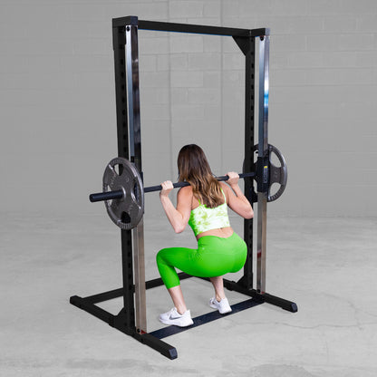 Body-Solid BFSM250B Best Fitness Smith Machine woman exercising