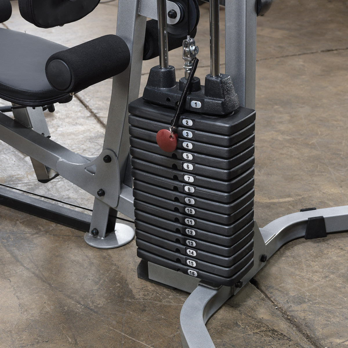 Body-Solid Powerline BSG10X Multi-Station Home Gym exercise