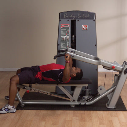 Body-Solid DPRSSF ProDual Multi Press in gym with man exercising