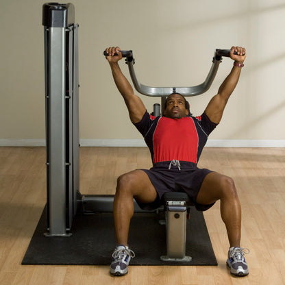 Body-Solid DPRSSF ProDual Multi Press in gym with man exercising