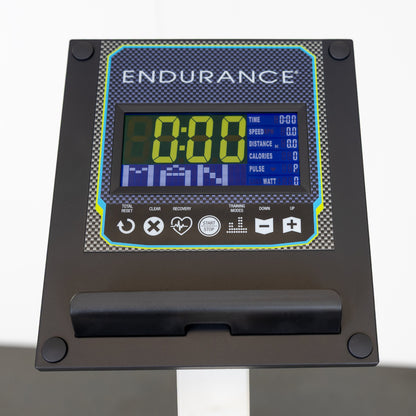 Body-Solid Endurance E100 Center Drive Elliptical Trainer display