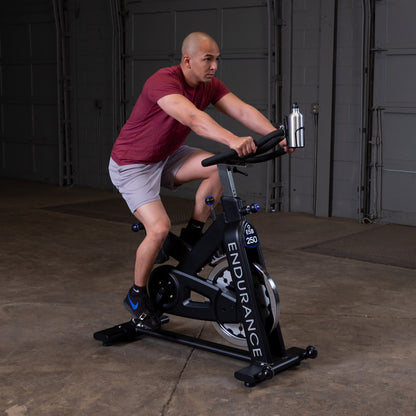 Body-Solid Endurance ESB250 Indoor Cycle man exercising