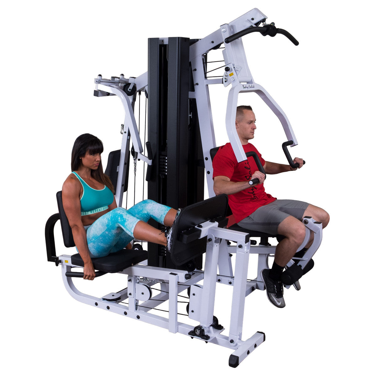 Body-Solid EXM3000LPS Dual Stack Home Gym exercise