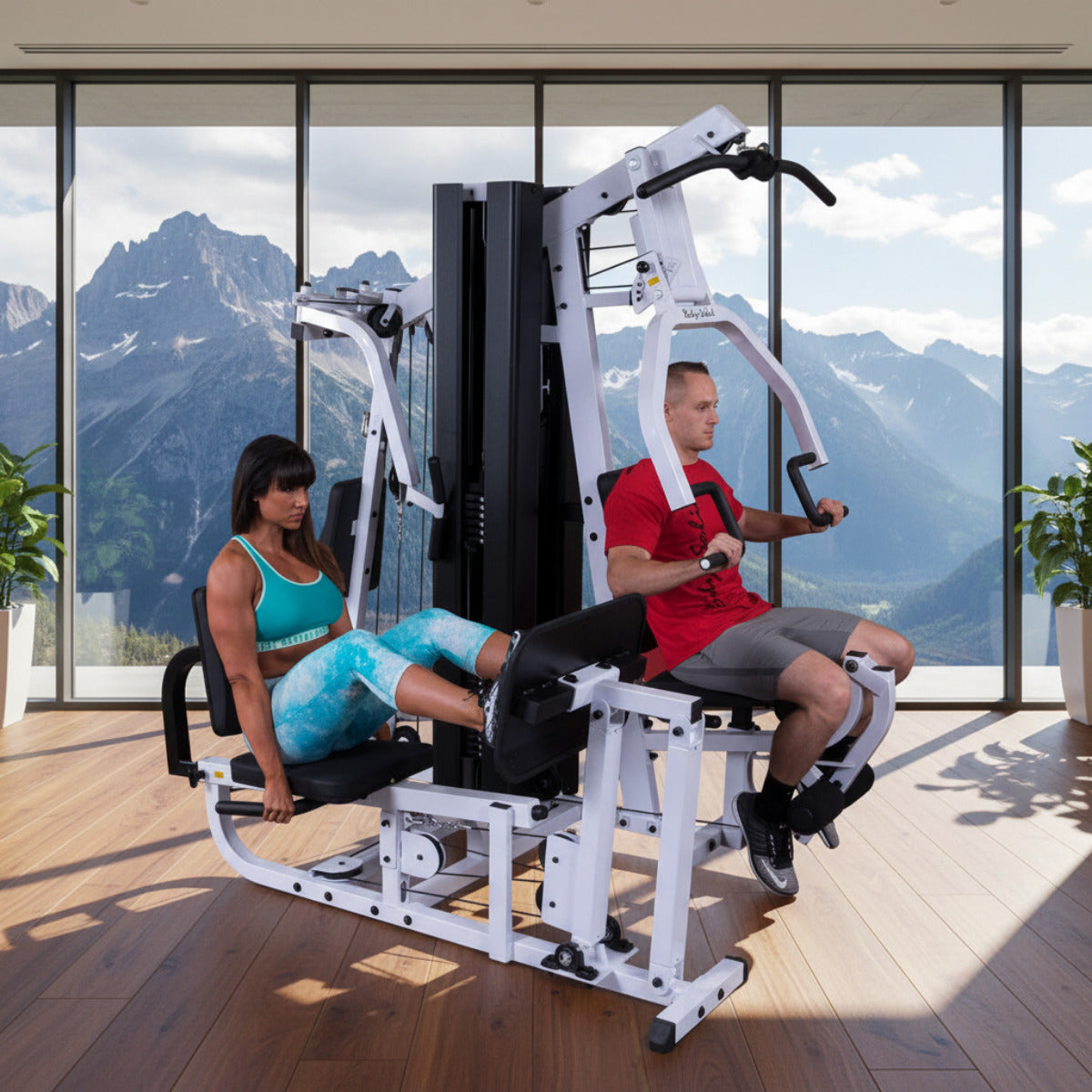 Body-Solid EXM3000LPS in gym