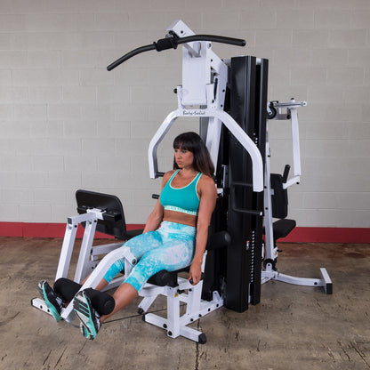 Body-Solid EXM3000LPS Dual Stack Home Gym with Leg Press exercise