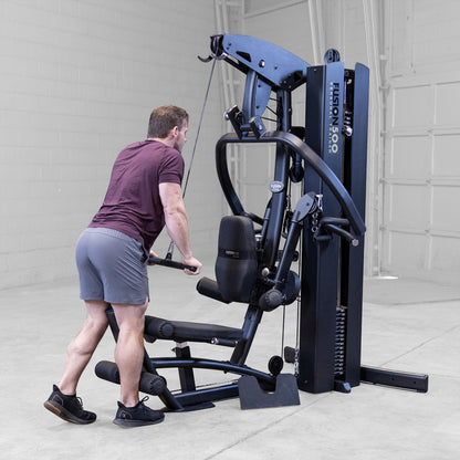 Body-Solid FUSION 500B Personal Trainer Gym with Functional Trainer Arms exercise