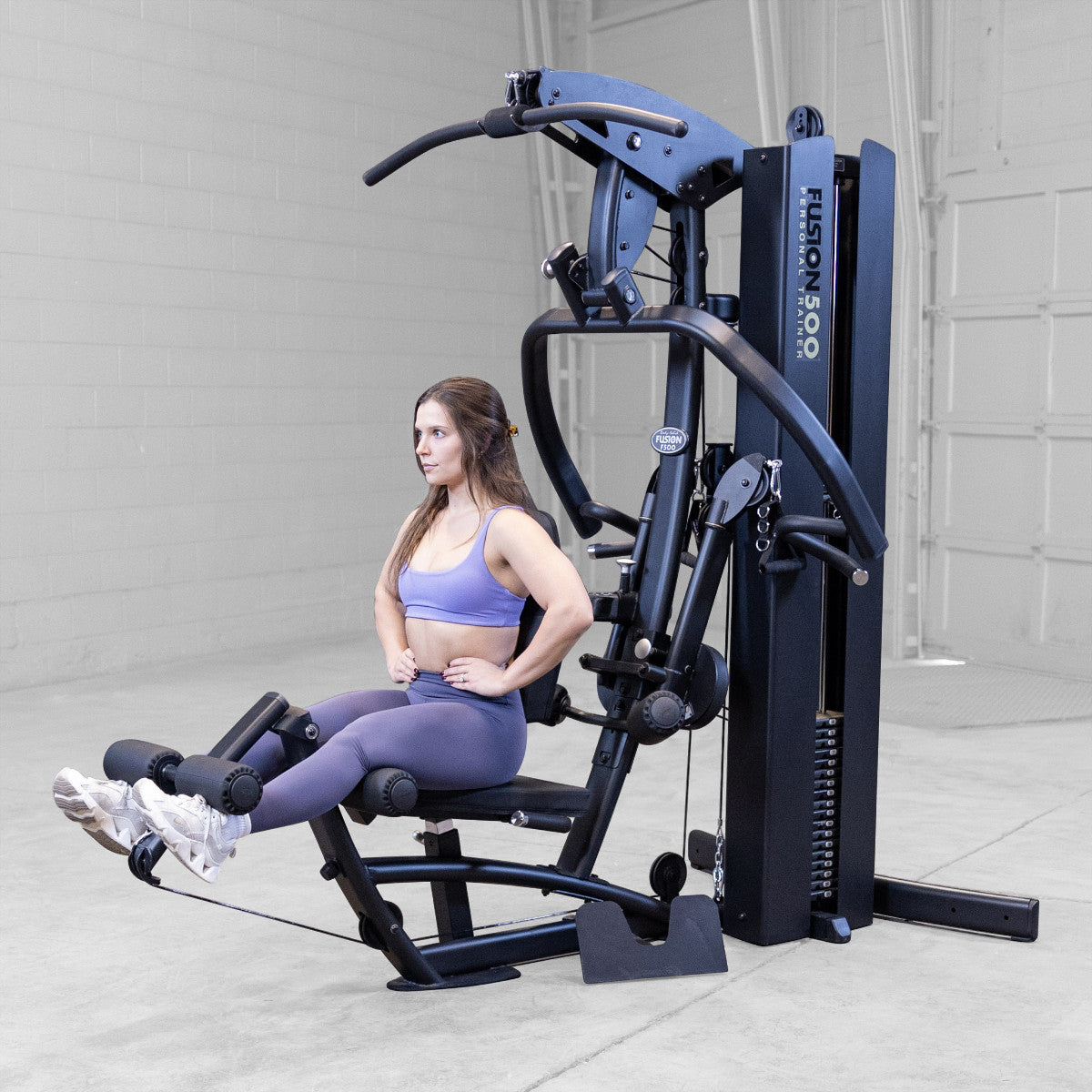 Body-Solid FUSION 500B Personal Trainer Gym with Functional Trainer Arms exercise