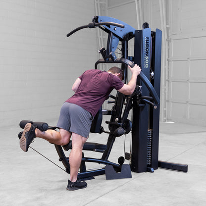 Body-Solid FUSION 500B Personal Trainer Gym with Functional Trainer Arms exercise