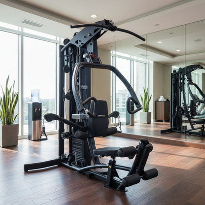 Body-Solid FUSION 500B Personal Trainer Gym with Functional Trainer Arms in home gym