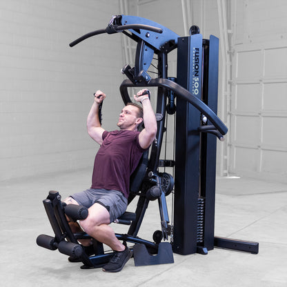 Body-Solid FUSION 500B Personal Trainer Gym with Functional Trainer Arms exercise