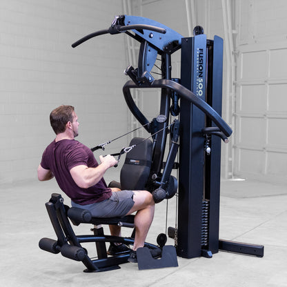 Body-Solid FUSION 500B Personal Trainer Gym with Functional Trainer Arms exercise
