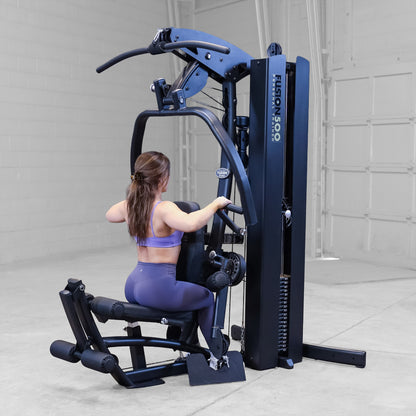 Body-Solid FUSION 500B Personal Trainer Gym with Functional Trainer Arms exercise
