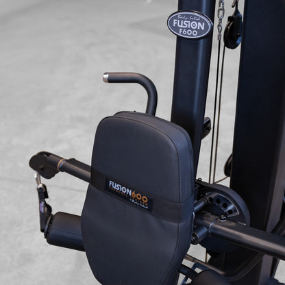 Body-Solid FUSION 600 Bi-Angular Gym with Functional Trainer Arms closeup on white background