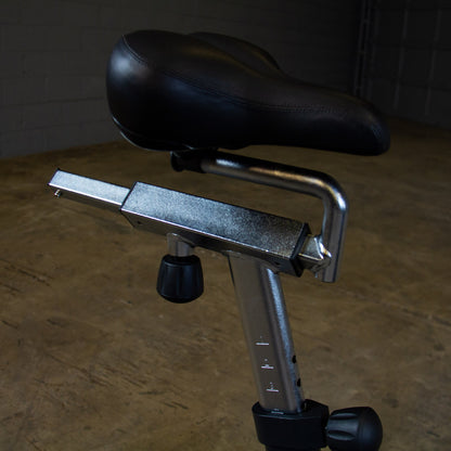 Body-Solid Endurance Dual Action Fan Bike seat closeup
