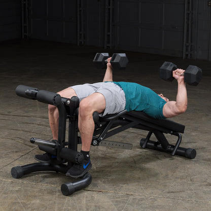 Body-Solid FID46 Leverage Flat Incline Decline Bench
