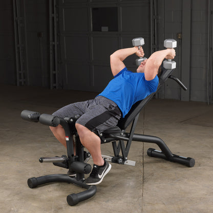Body-Solid FID46 Leverage Flat Incline Decline Bench