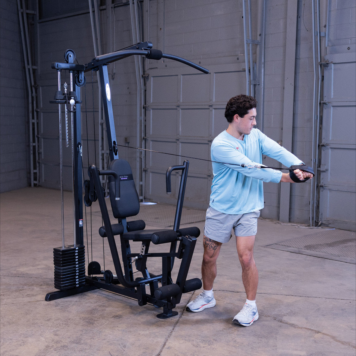 Body-Solid G1B Multi-Station Home Gym exercises