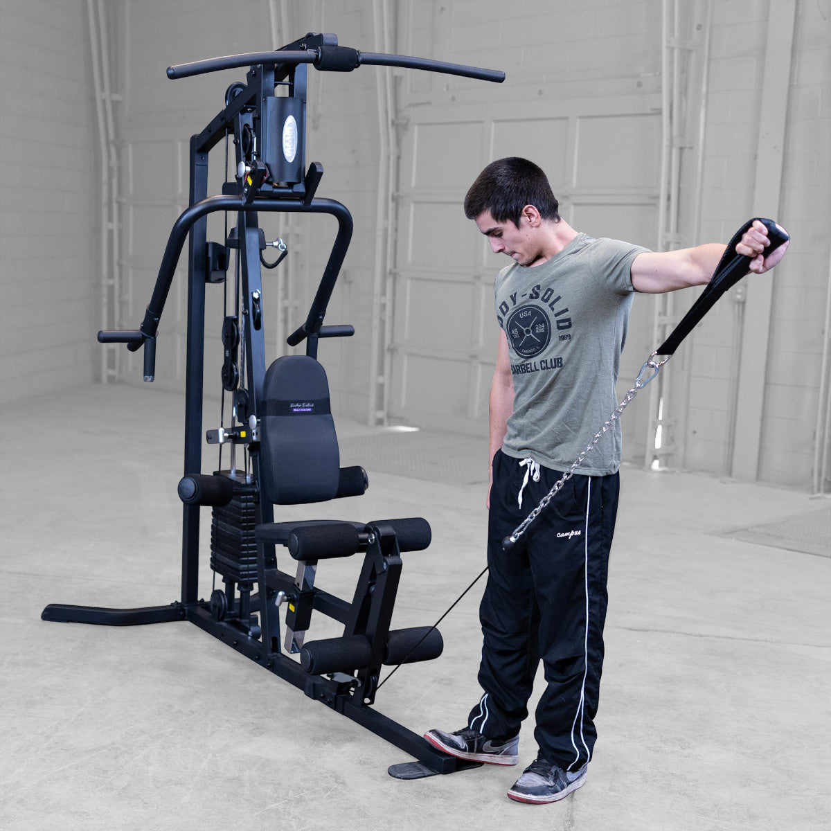 Body-Solid G3B Multi-Station Home Gym exercise