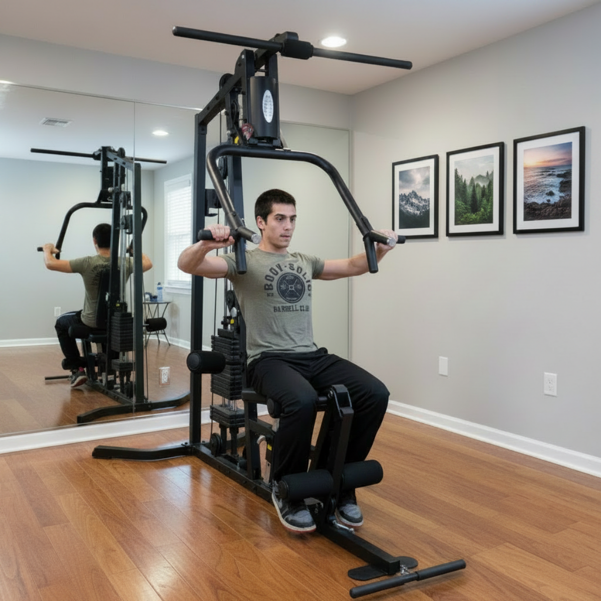 Body-Solid G3B Multi-Station Home Gym in home