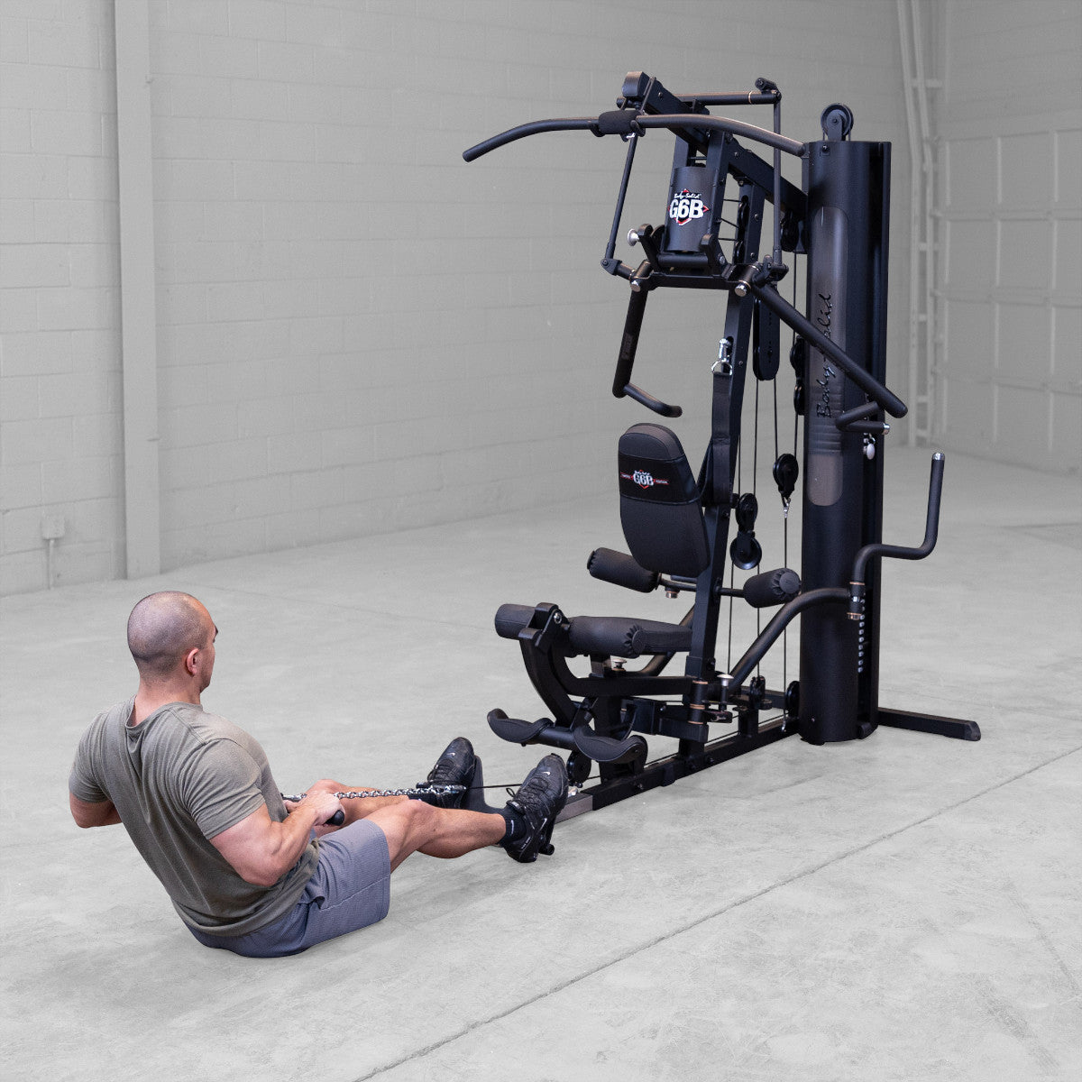 Body-Solid G6B Bi-Angular Gym with Perfect Pec Station exercise